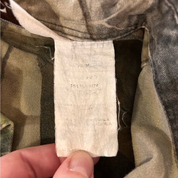 Walls Realtree Shirt Camo Mens Med Long Sleeve Button Up USA Green Vintage - Picture 4 of 8